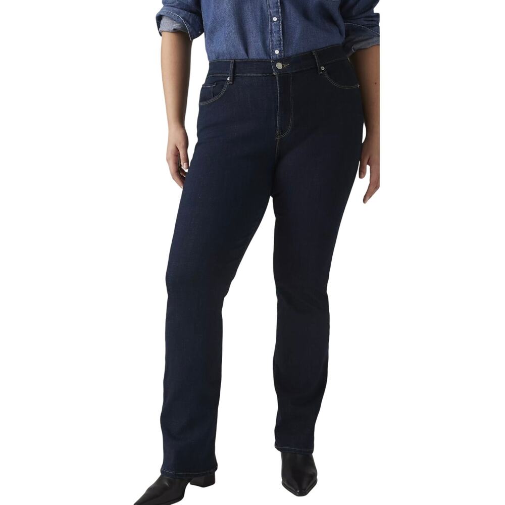 Levi's Classic Bootcut Jeans, Dark Wash, Medium Stretch, Women's Plus Size 16W